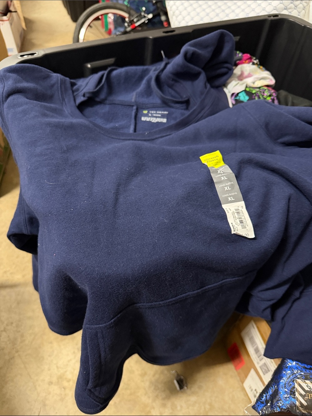 tek gear Navy Blue Hoodie Sweatshirt